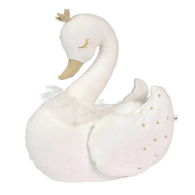 spandex soft toy white swan 40 cm 